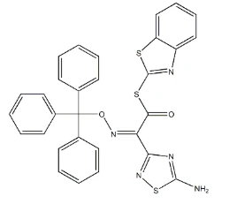 CAS 209467-59-4 (2Z)-2-(5-아미노-1,2,4-티아디아졸-3-일)-1-(1,3-벤조티아졸-2-일술파닐)-2-[(트리페닐메톡시)이미노]에탄-1-온